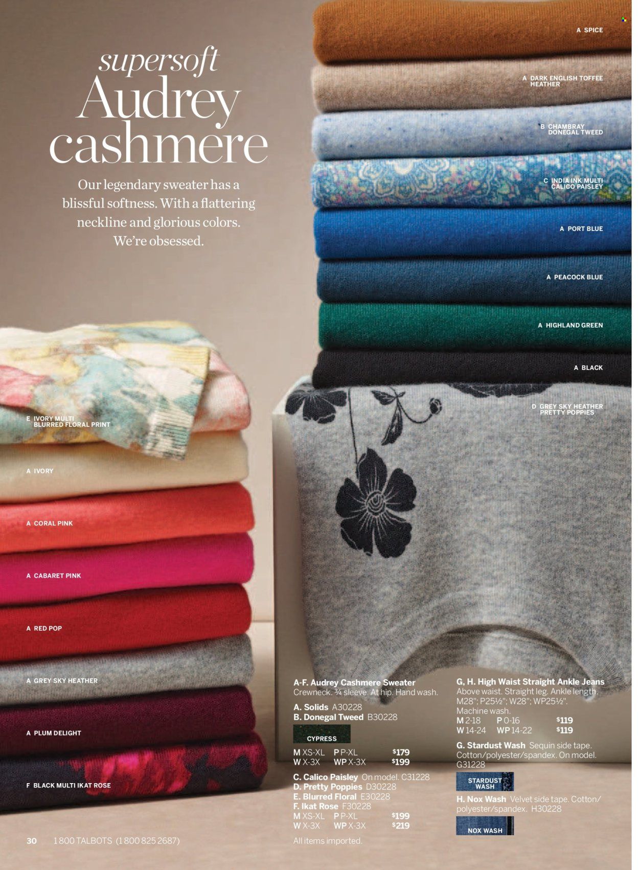 Talbots Weekly Ad Flyer Specials November 1 to November 30, 2022