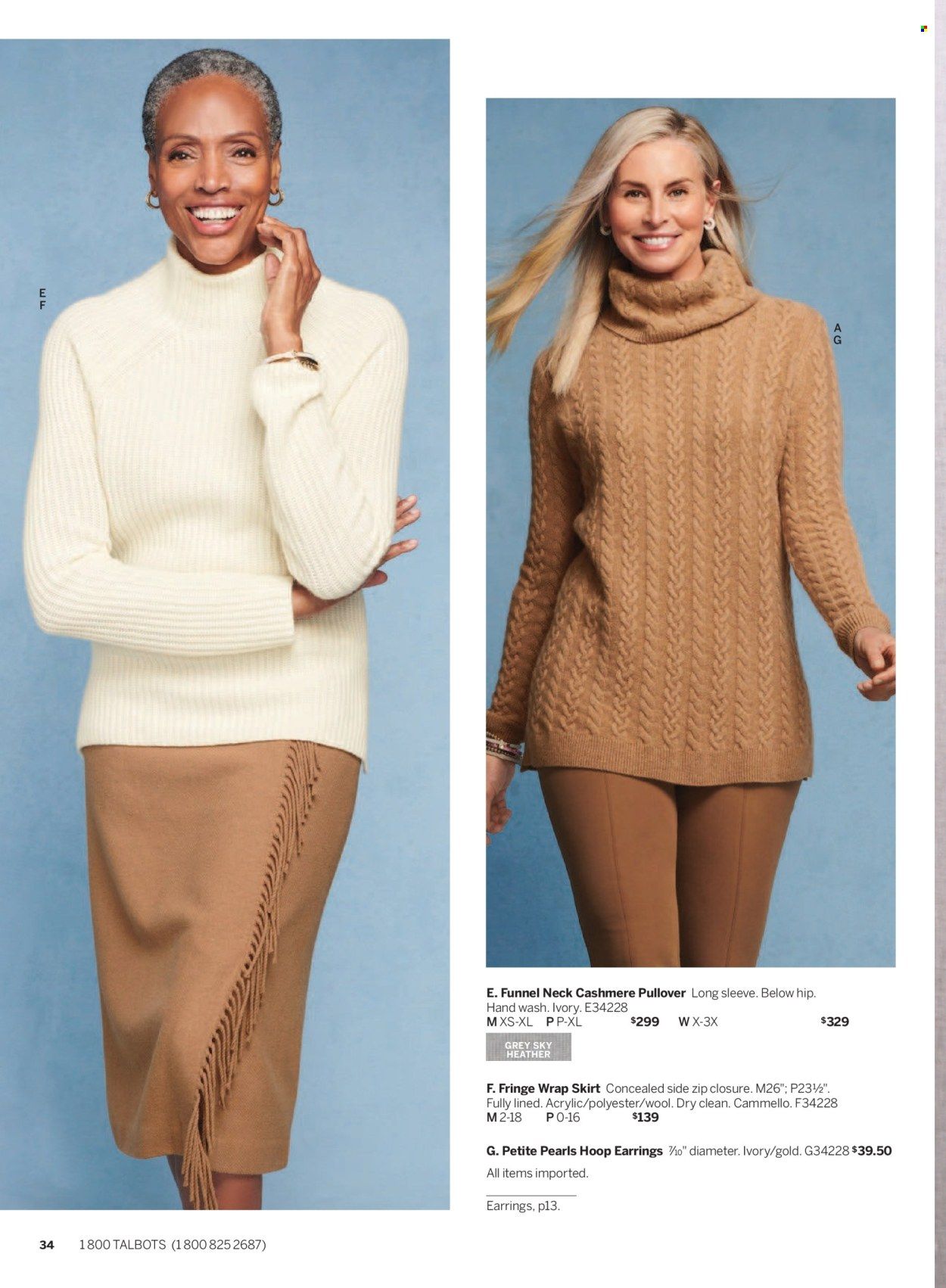 Talbots Weekly Ad Flyer Specials November 1 to November 30, 2022