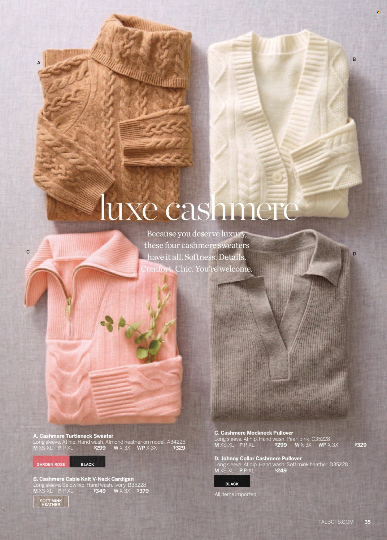 Talbots Weekly Ad Flyer Specials November 1 to November 30, 2022
