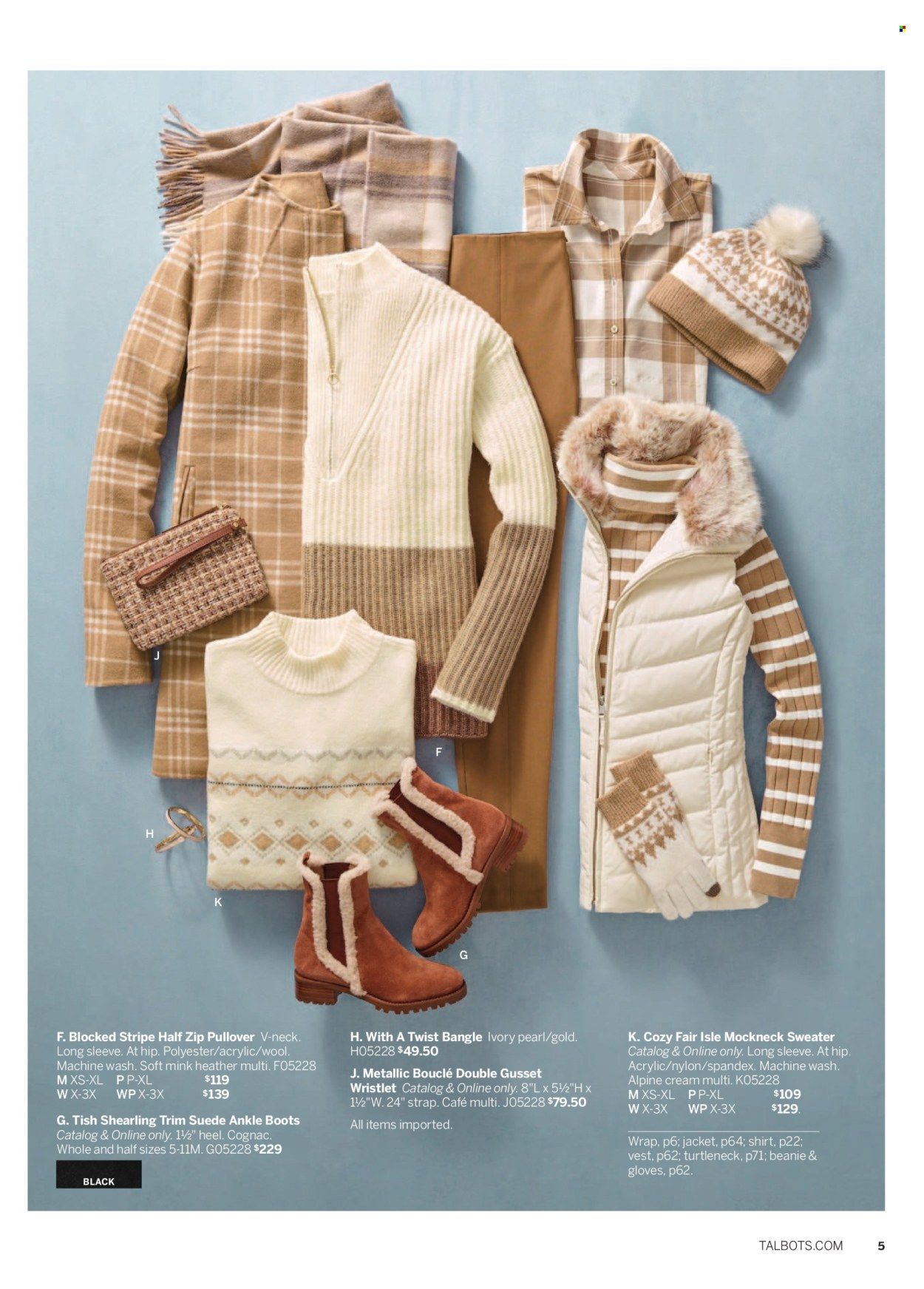 Talbots Weekly Ad Flyer Specials November 1 to November 30, 2022