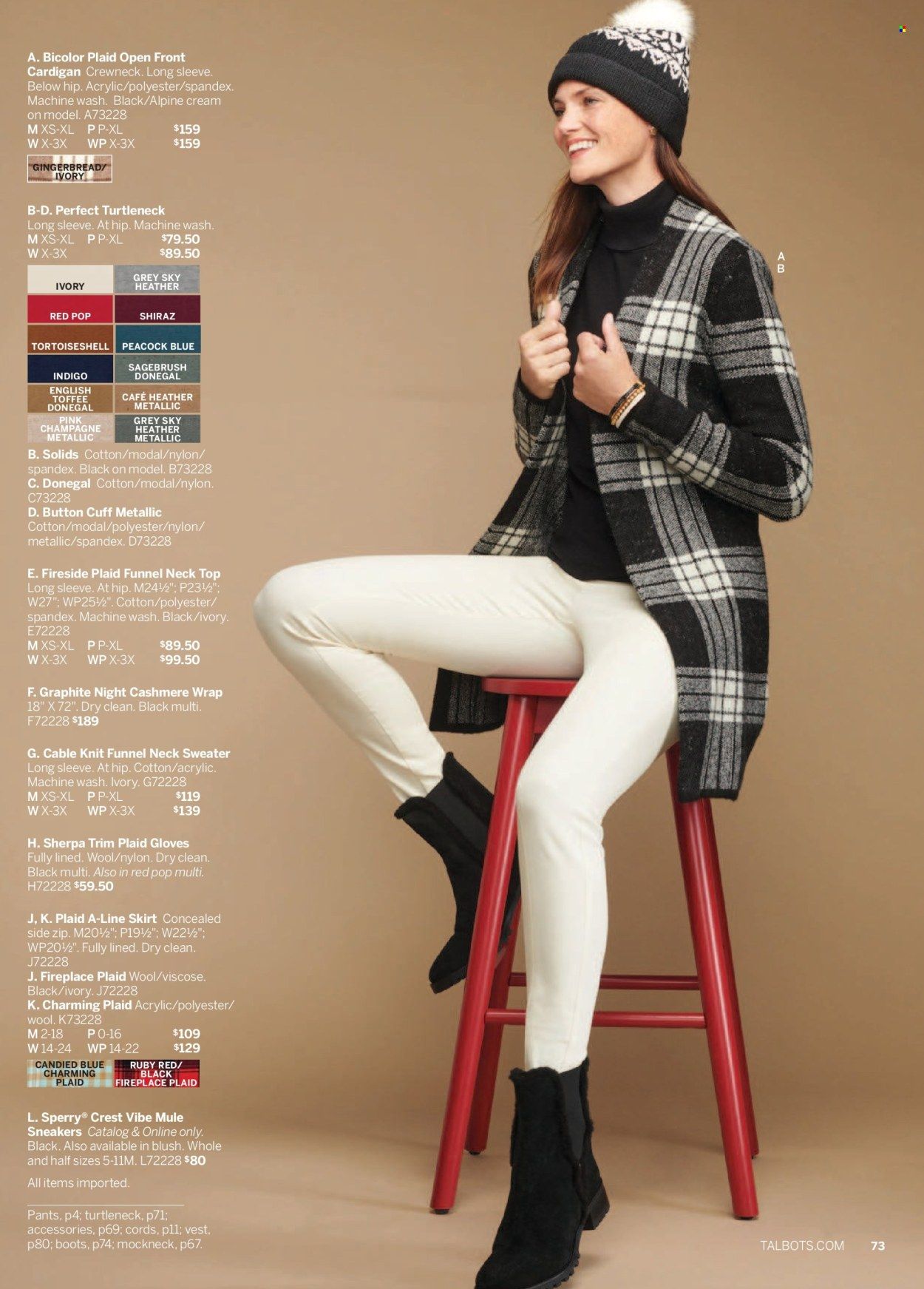 Talbots Weekly Ad Flyer Specials November 1 to November 30, 2022