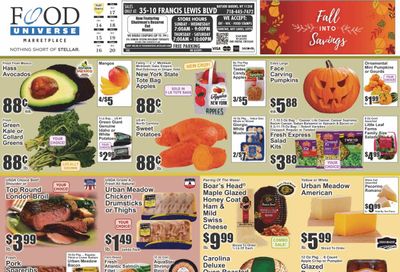 Food Universe (NY) Weekly Ad Flyer Specials October 14 to October 20, 2022