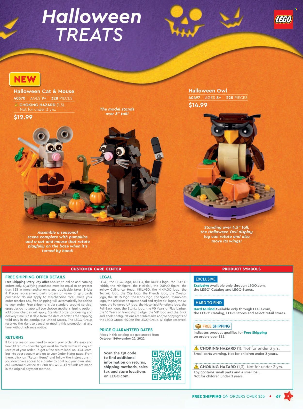 LEGO Weekly Ad Flyer Specials October 11 to November 22, 2022