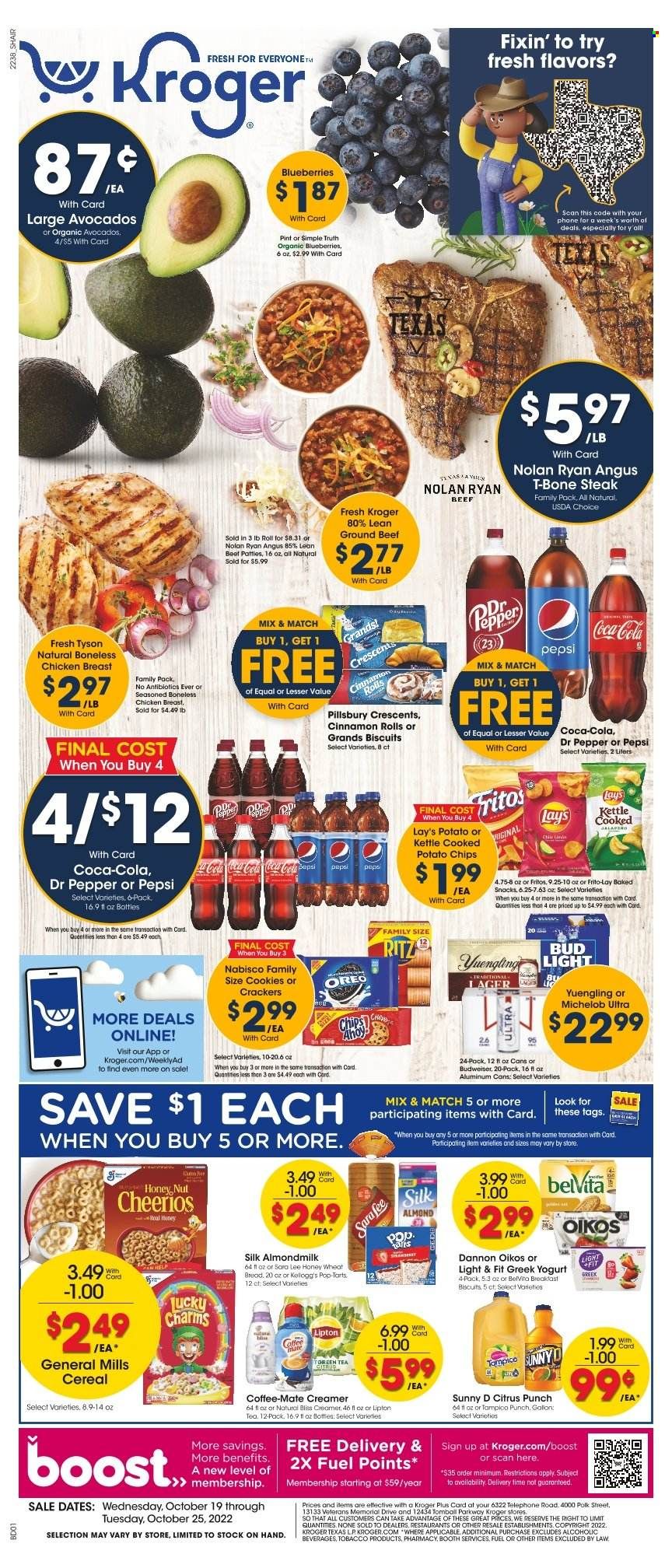 Kroger (GA, IL, LA, MI, OK, SC, TN, TX, VA) Weekly Ad Flyer Specials October 19 to October 25, 2022