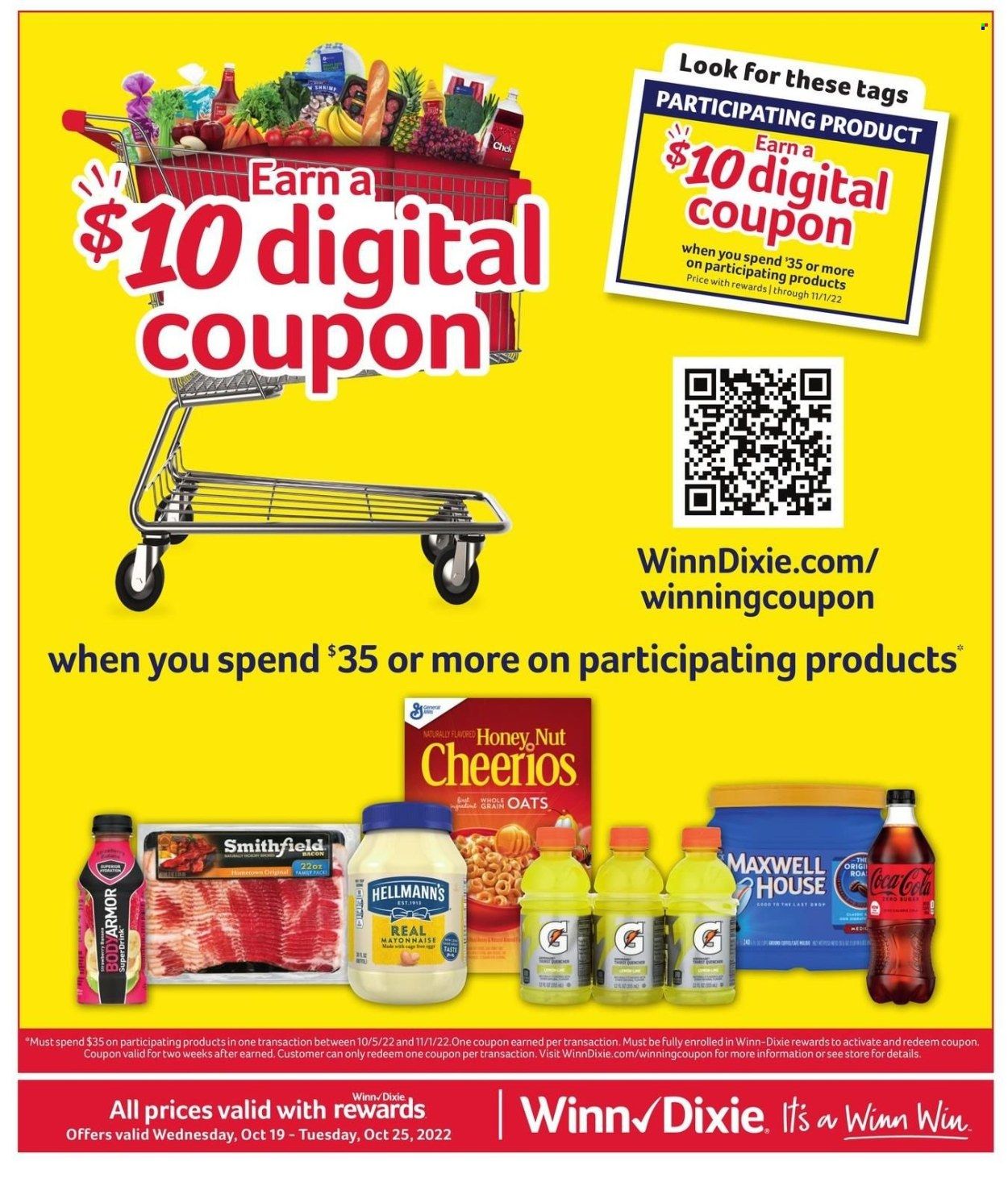 Winn Dixie (AL, FL, GA, LA) Weekly Ad Flyer Specials October 19 to October 25, 2022
