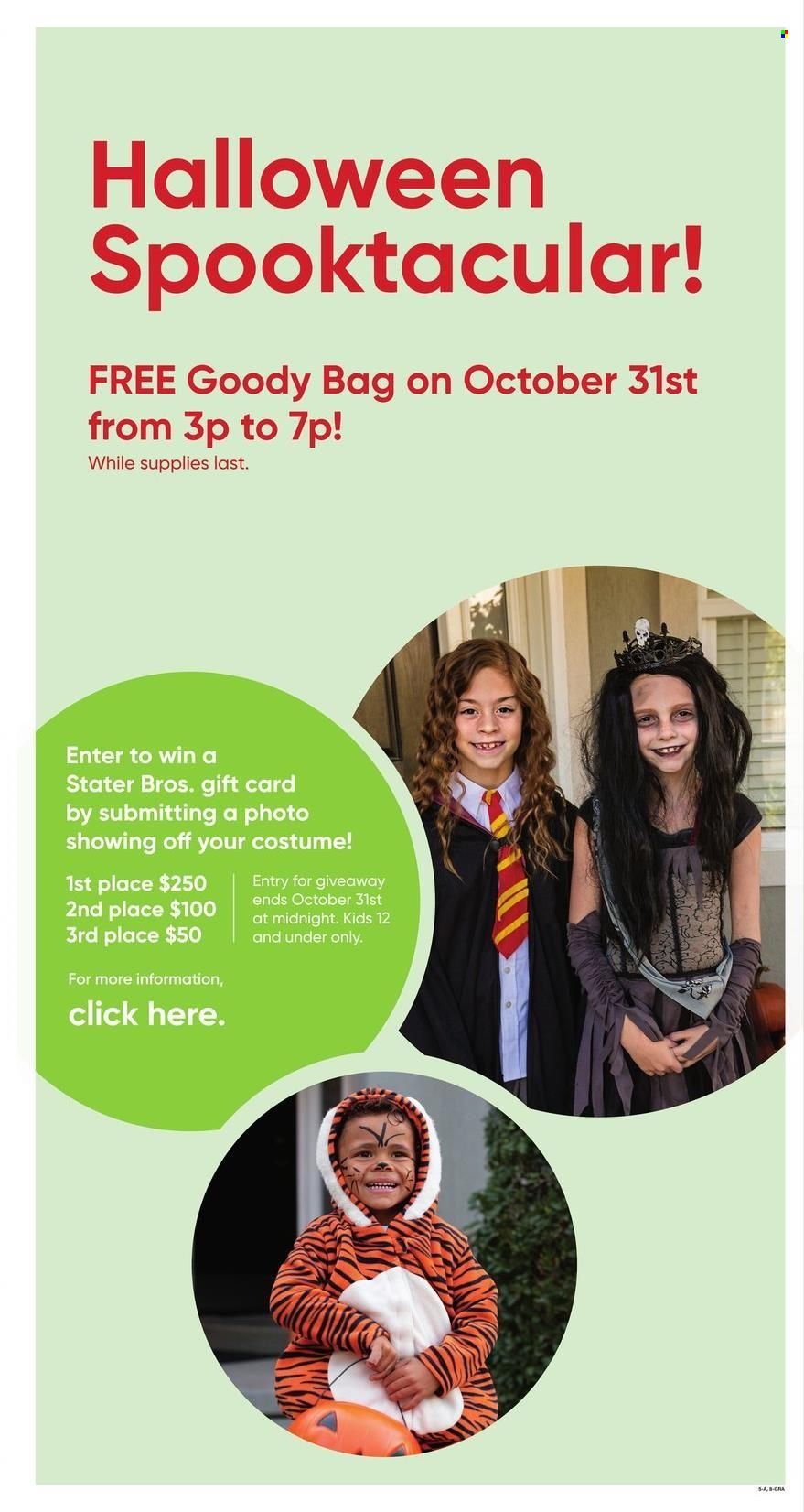 Stater Bros. (CA) Weekly Ad Flyer Specials October 19 to October 25, 2022