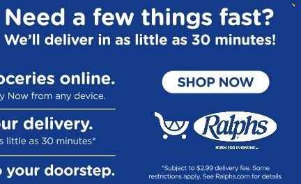 Ralphs (MD, NC, VA) Weekly Ad Flyer Specials October 19 to October 25, 2022