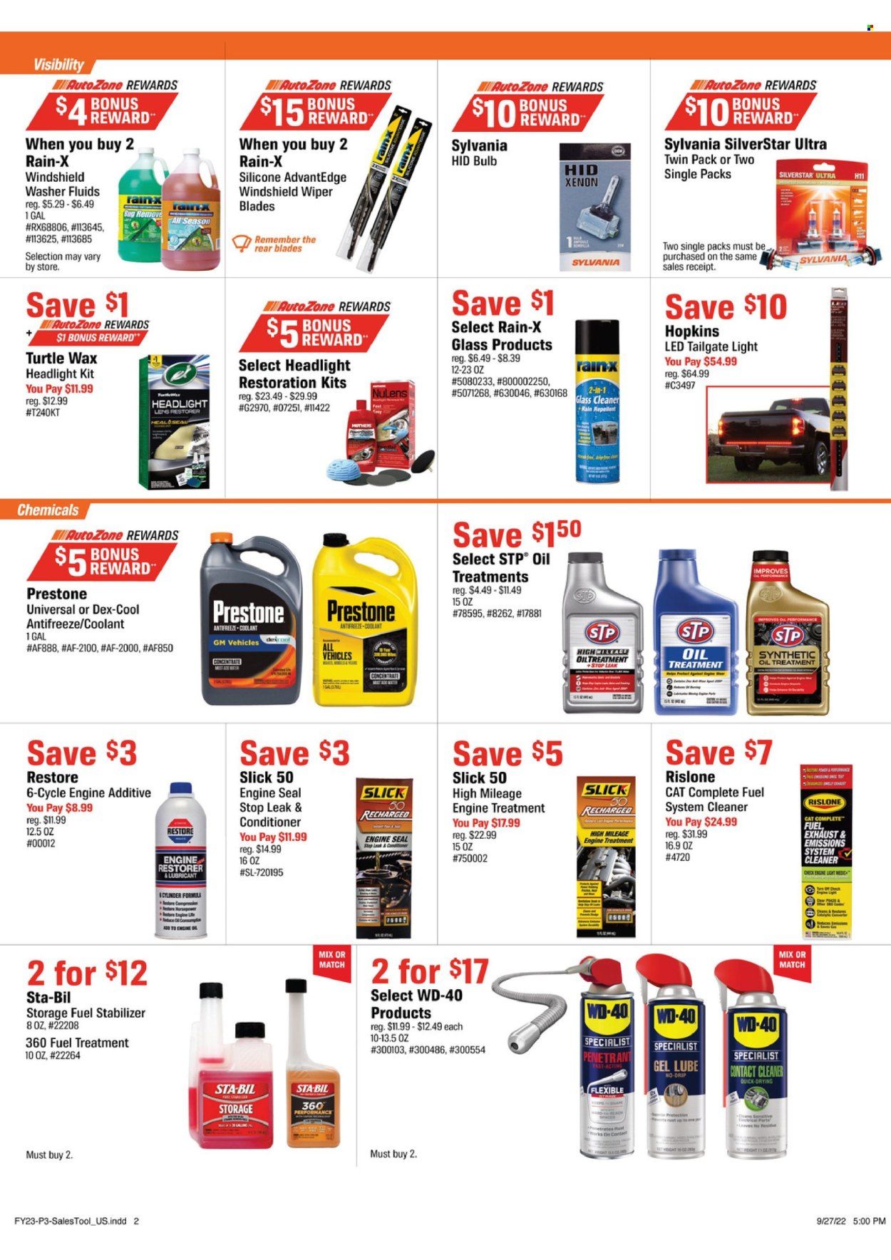 Autozone Weekly Ad Flyer Specials October 18 to November 14, 2022