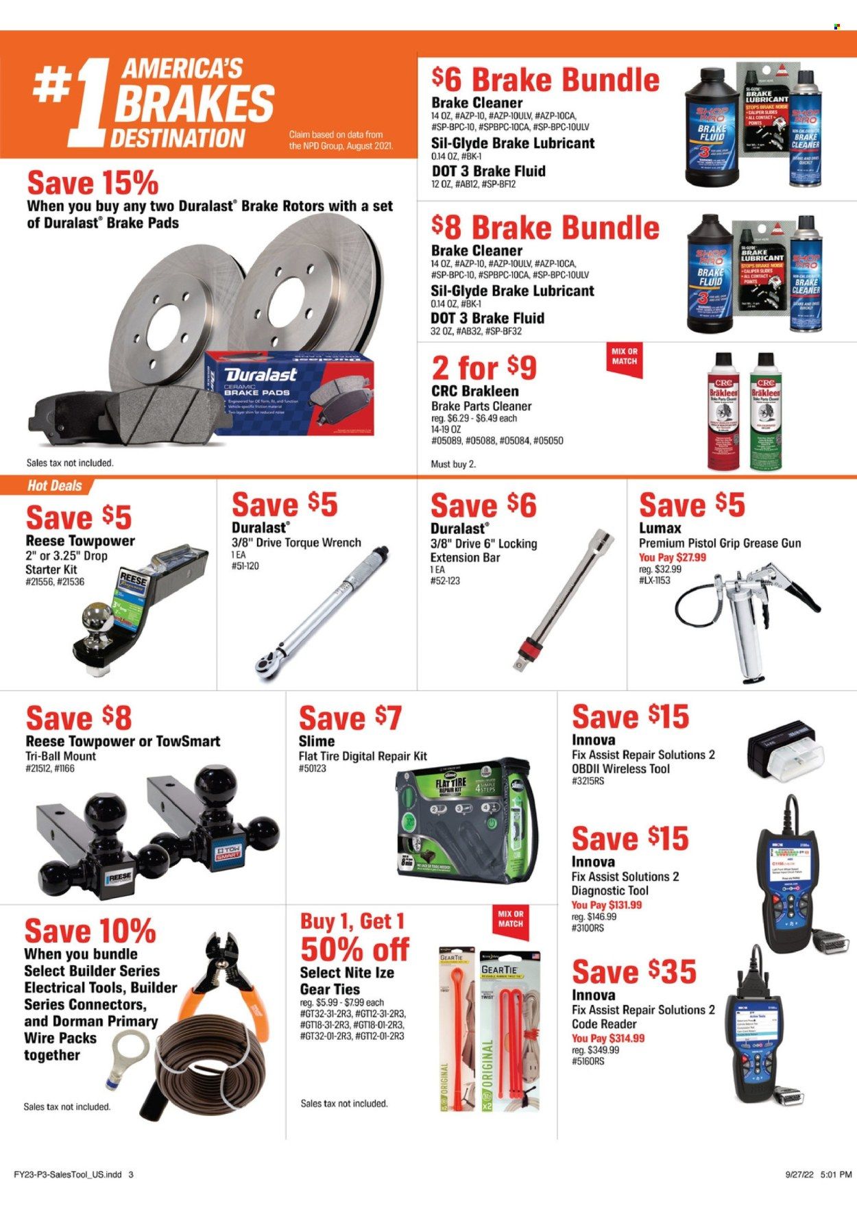 Autozone Weekly Ad Flyer Specials October 18 to November 14, 2022