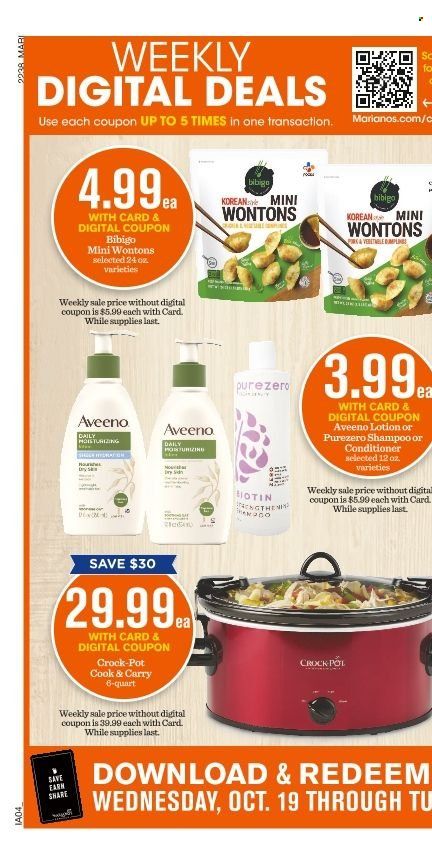 Mariano’s (IL) Weekly Ad Flyer Specials October 19 to October 25, 2022