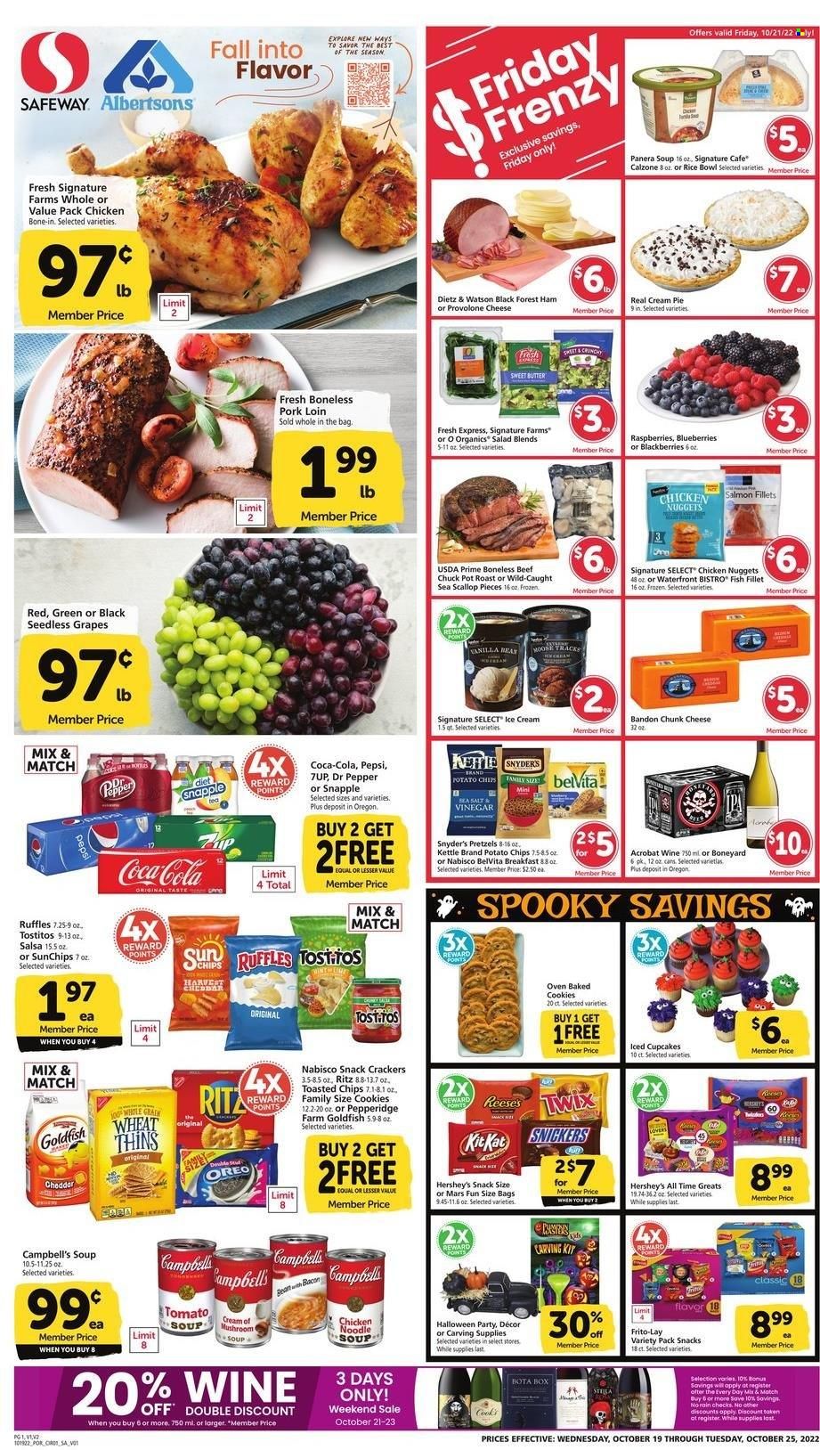 Safeway (OR) Weekly Ad Flyer Specials October 19 to October 25, 2022