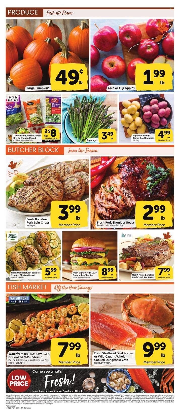 Safeway (OR) Weekly Ad Flyer Specials October 19 to October 25, 2022
