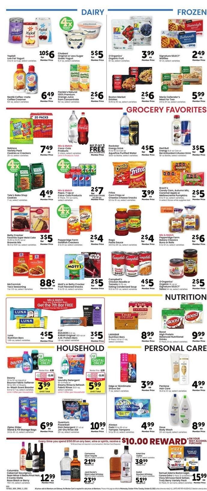 Safeway (SD) Weekly Ad Flyer Specials October 19 to October 25, 2022