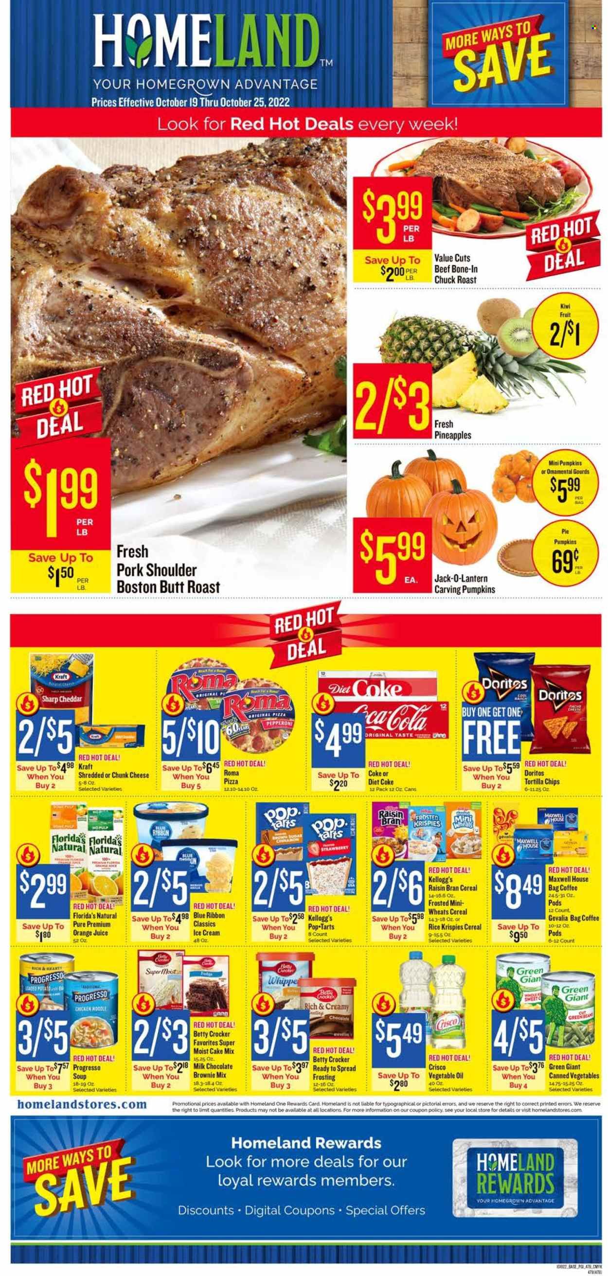 Homeland (OK, TX) Weekly Ad Flyer Specials October 19 to October 25, 2022
