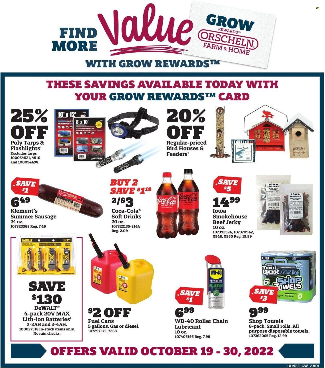 Orscheln Farm and Home (IA, IN, KS, MO, NE, OK) Weekly Ad Flyer Specials October 19 to October 30, 2022