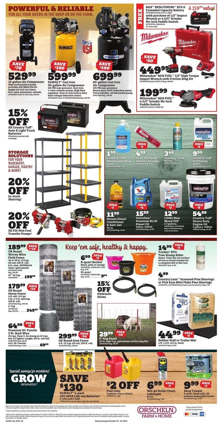 Orscheln Farm and Home (IA, IN, KS, MO, NE, OK) Weekly Ad Flyer Specials October 19 to October 30, 2022