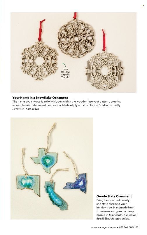Uncommon Goods Weekly Ad Flyer Specials October 18 to January 1, 2023