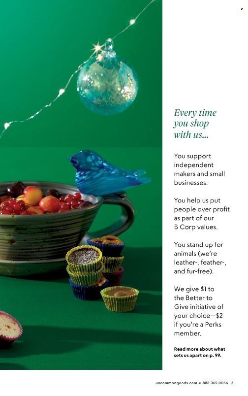 Uncommon Goods Weekly Ad Flyer Specials October 18 to January 1, 2023