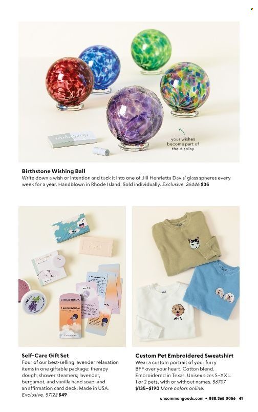 Uncommon Goods Weekly Ad Flyer Specials October 18 to January 1, 2023