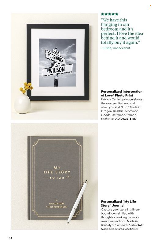 Uncommon Goods Weekly Ad Flyer Specials October 18 to January 1, 2023