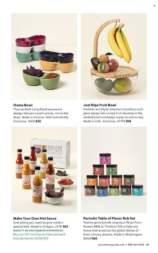 Uncommon Goods Weekly Ad Flyer Specials October 18 to January 1, 2023