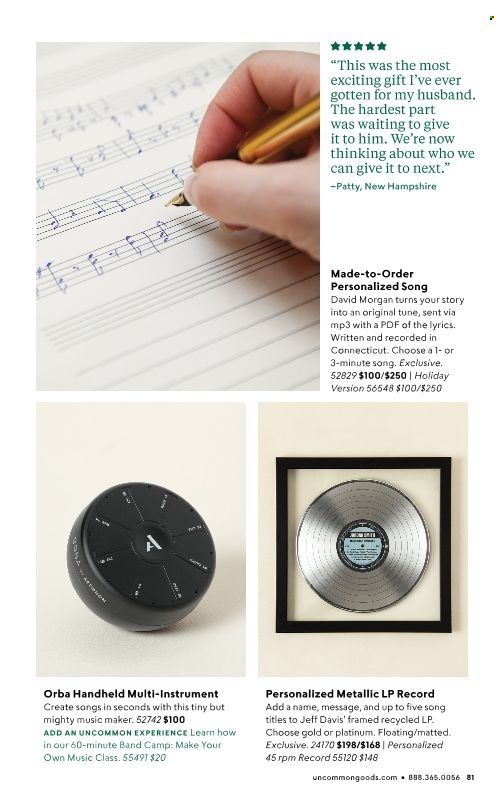 Uncommon Goods Weekly Ad Flyer Specials October 18 to January 1, 2023