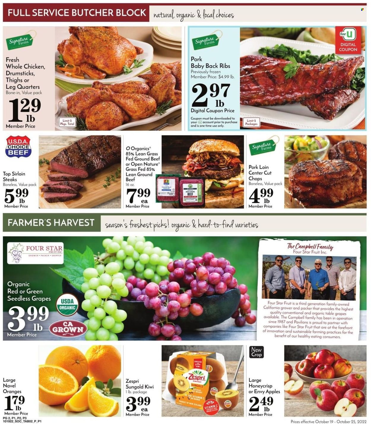 Pavilions (CA) Weekly Ad Flyer Specials October 19 to October 25, 2022