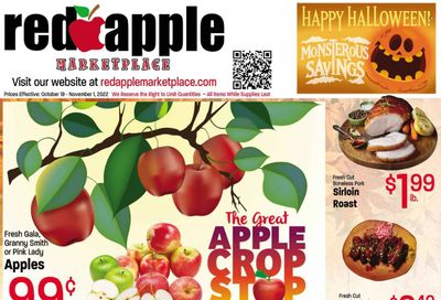 Red Apple Marketplace (OR) Weekly Ad Flyer Specials October 19 to November 1, 2022