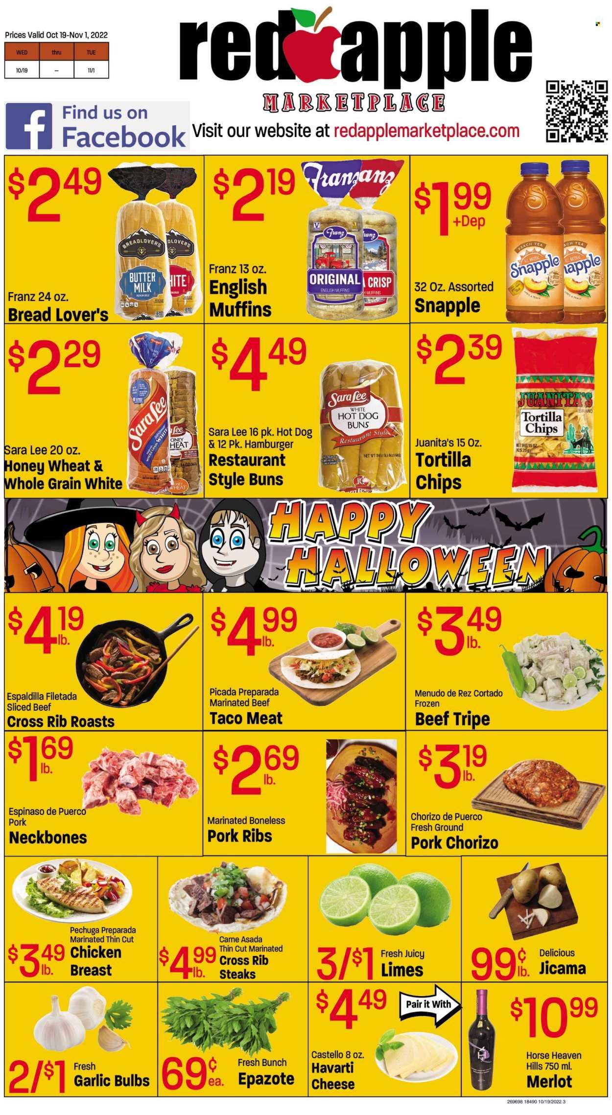 Red Apple Marketplace (OR) Weekly Ad Flyer Specials October 19 to November 1, 2022