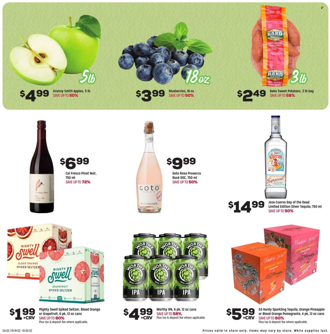 Grocery Outlet (CA, ID, OR, PA, WA) Weekly Ad Flyer Specials October 19 to October 25, 2022