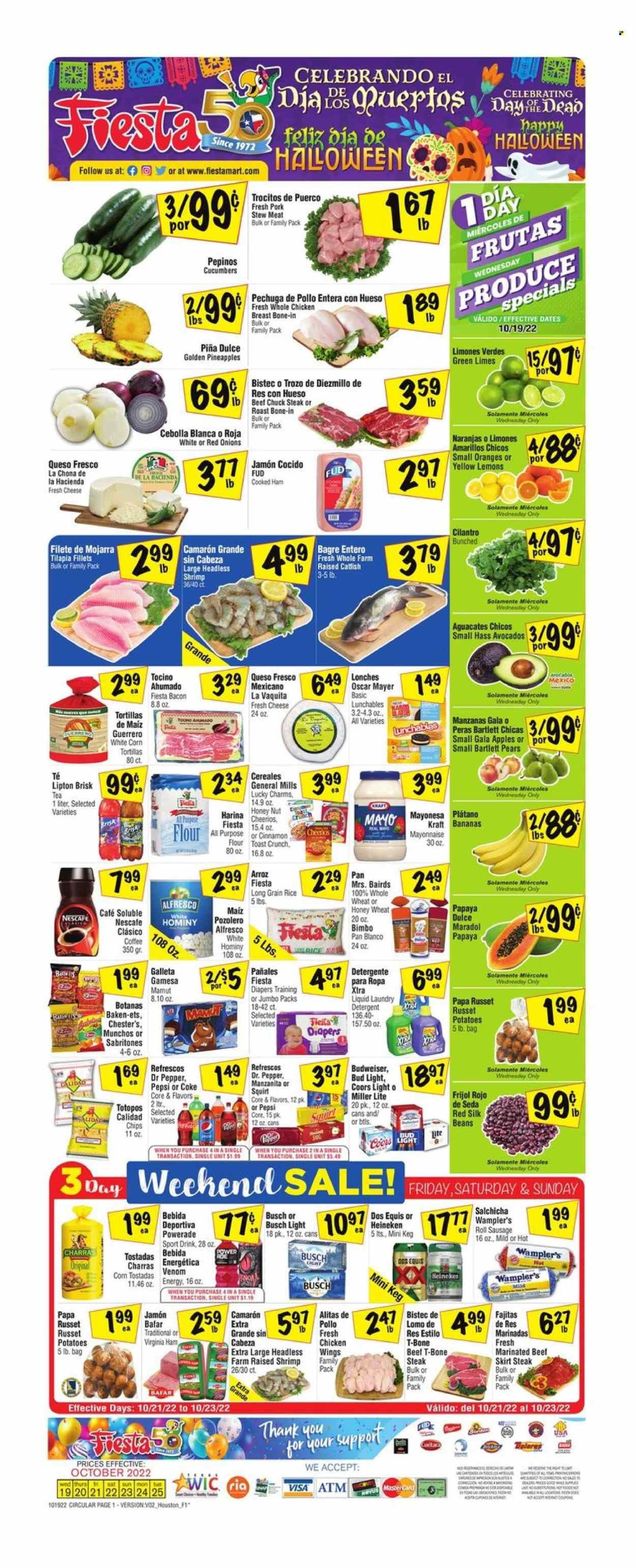 Fiesta Mart (TX) Weekly Ad Flyer Specials October 19 to October 25, 2022