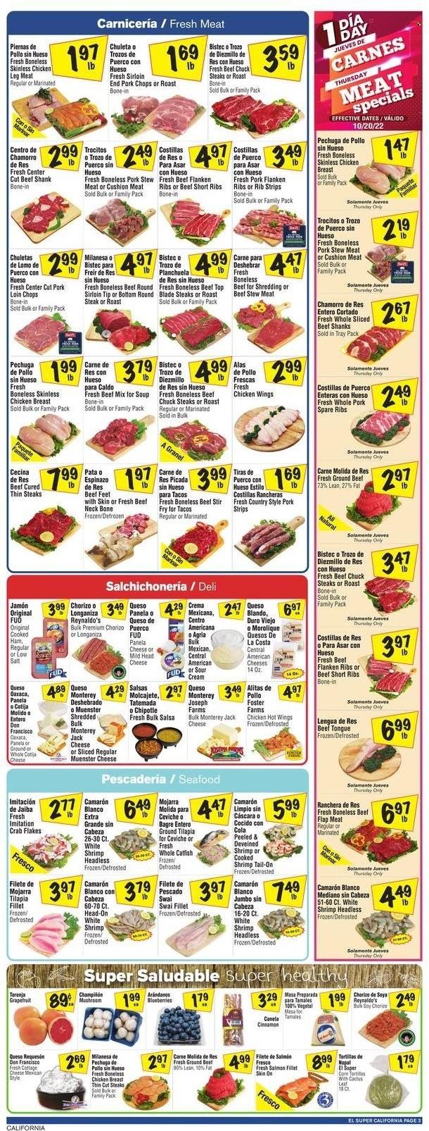El Super (CA, NM, NV, TX) Weekly Ad Flyer Specials October 19 to October 25, 2022