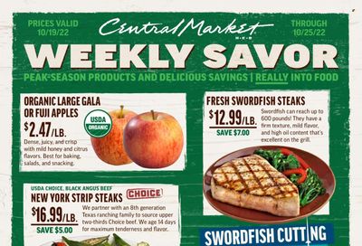 Central Market (TX) Weekly Ad Flyer Specials October 19 to October 25, 2022