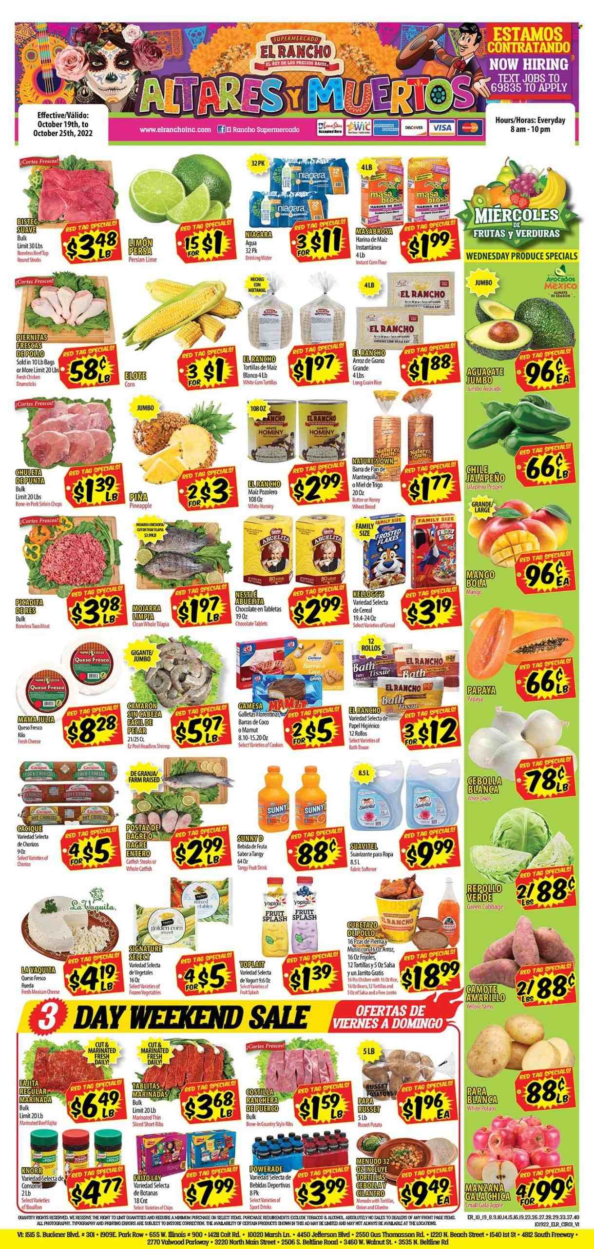 El Rancho (TX) Weekly Ad Flyer Specials October 19 to October 25, 2022