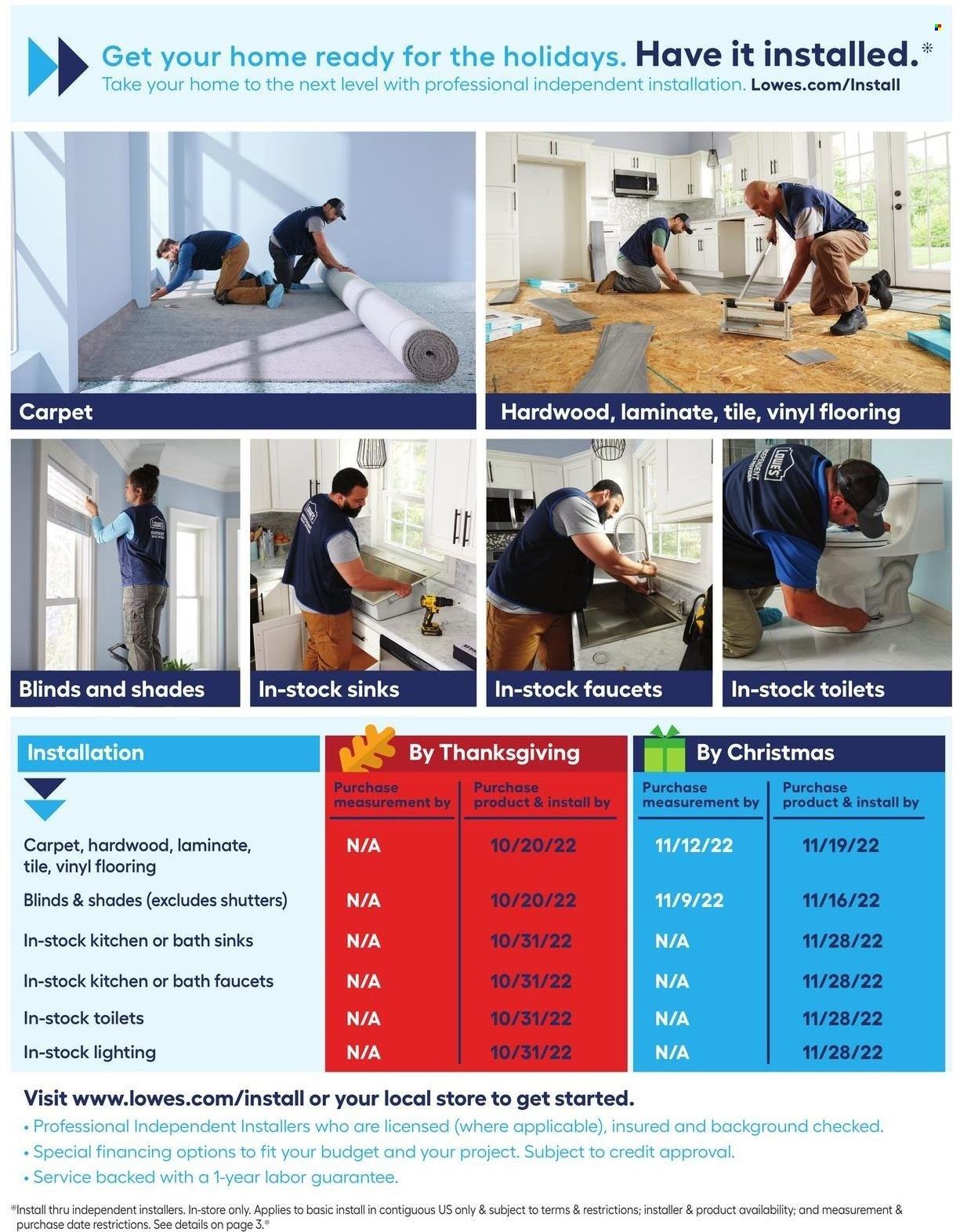 Lowe's Weekly Ad Flyer Specials October 20 to October 26, 2022