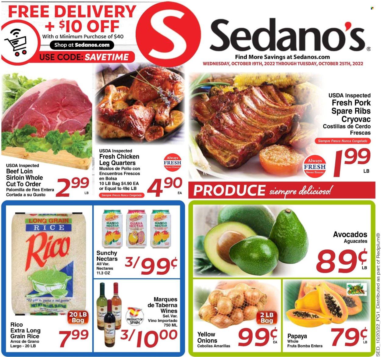 Sedano's (FL) Weekly Ad Flyer Specials October 19 to October 25, 2022