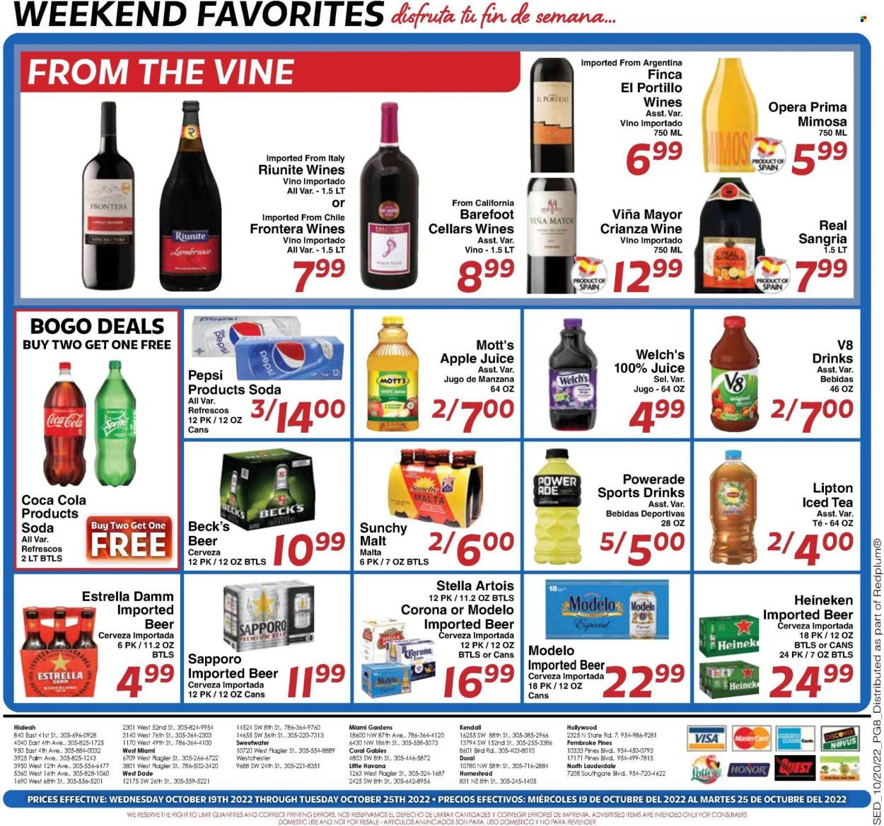 Sedano's (FL) Weekly Ad Flyer Specials October 19 to October 25, 2022