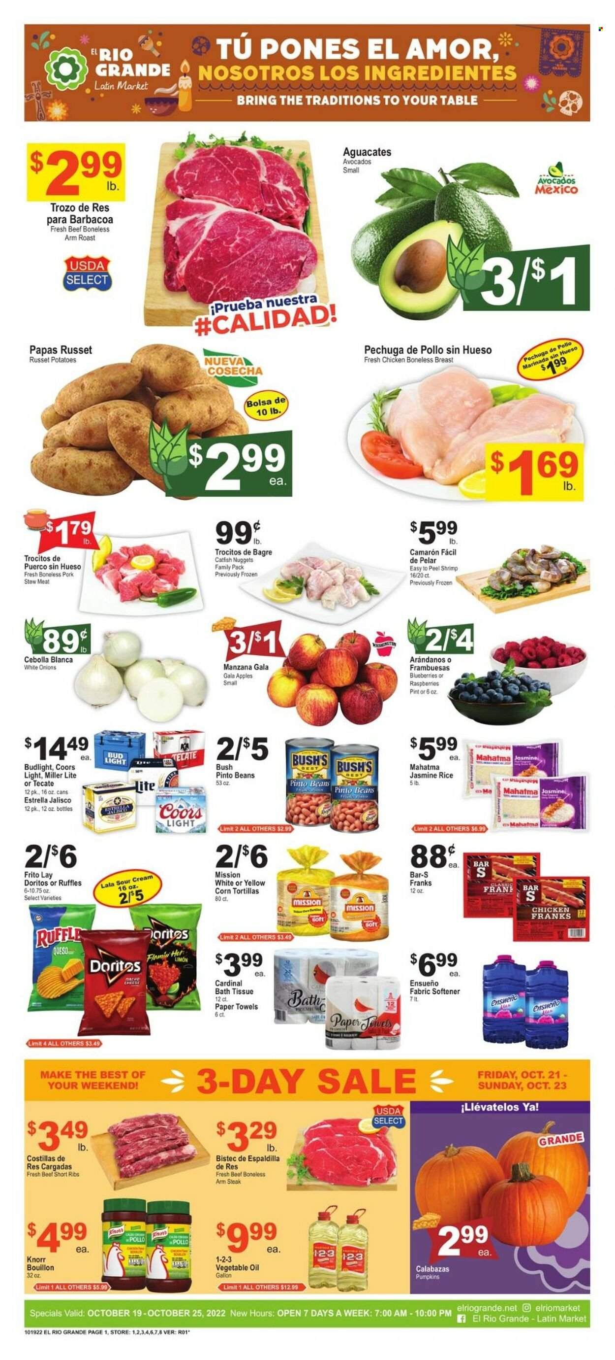 El Rio Grande (TX) Weekly Ad Flyer Specials October 19 to October 25, 2022