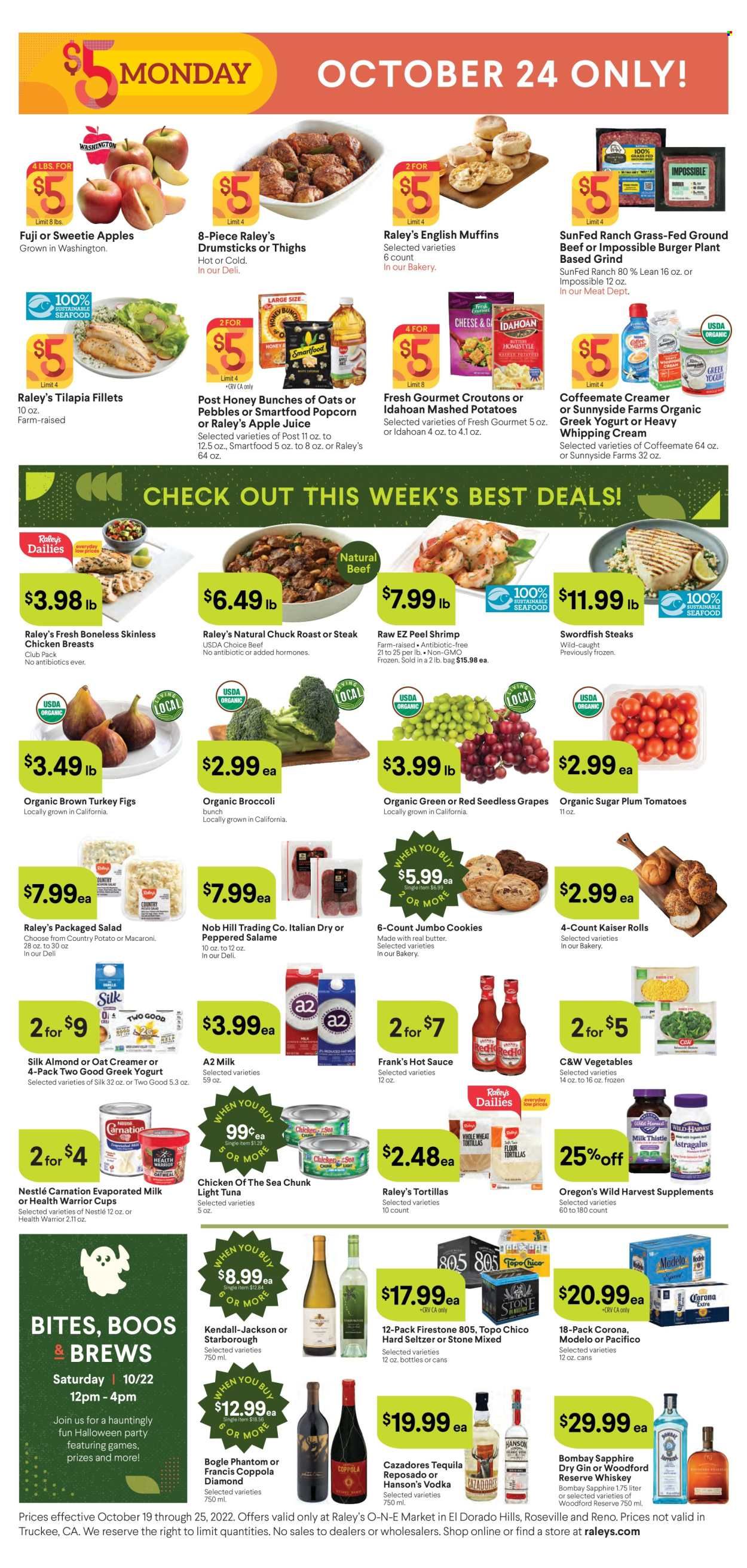 Raley's (CA, NV) Weekly Ad Flyer Specials October 19 to October 25, 2022