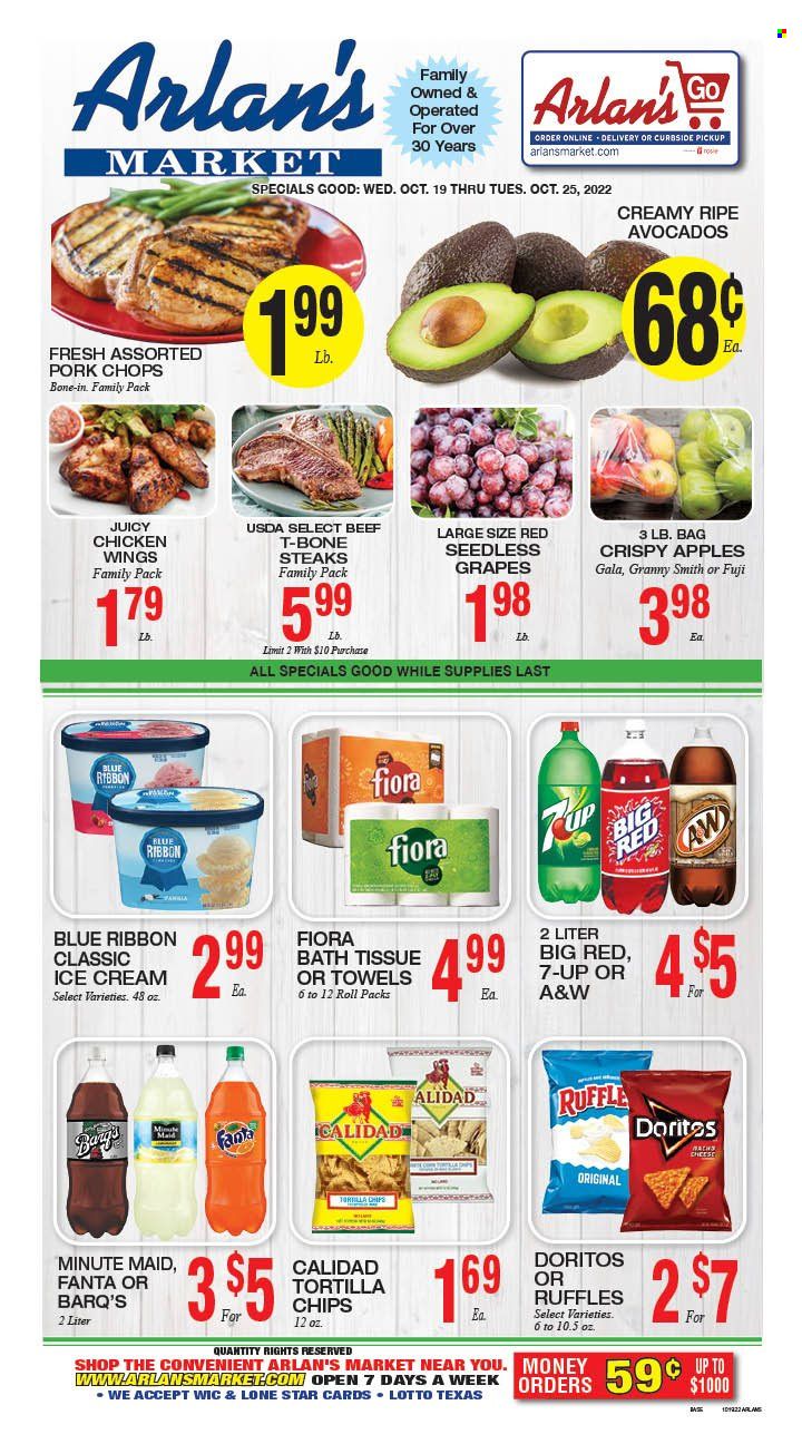 Arlan's Market (TX) Weekly Ad Flyer Specials October 19 to October 25, 2022