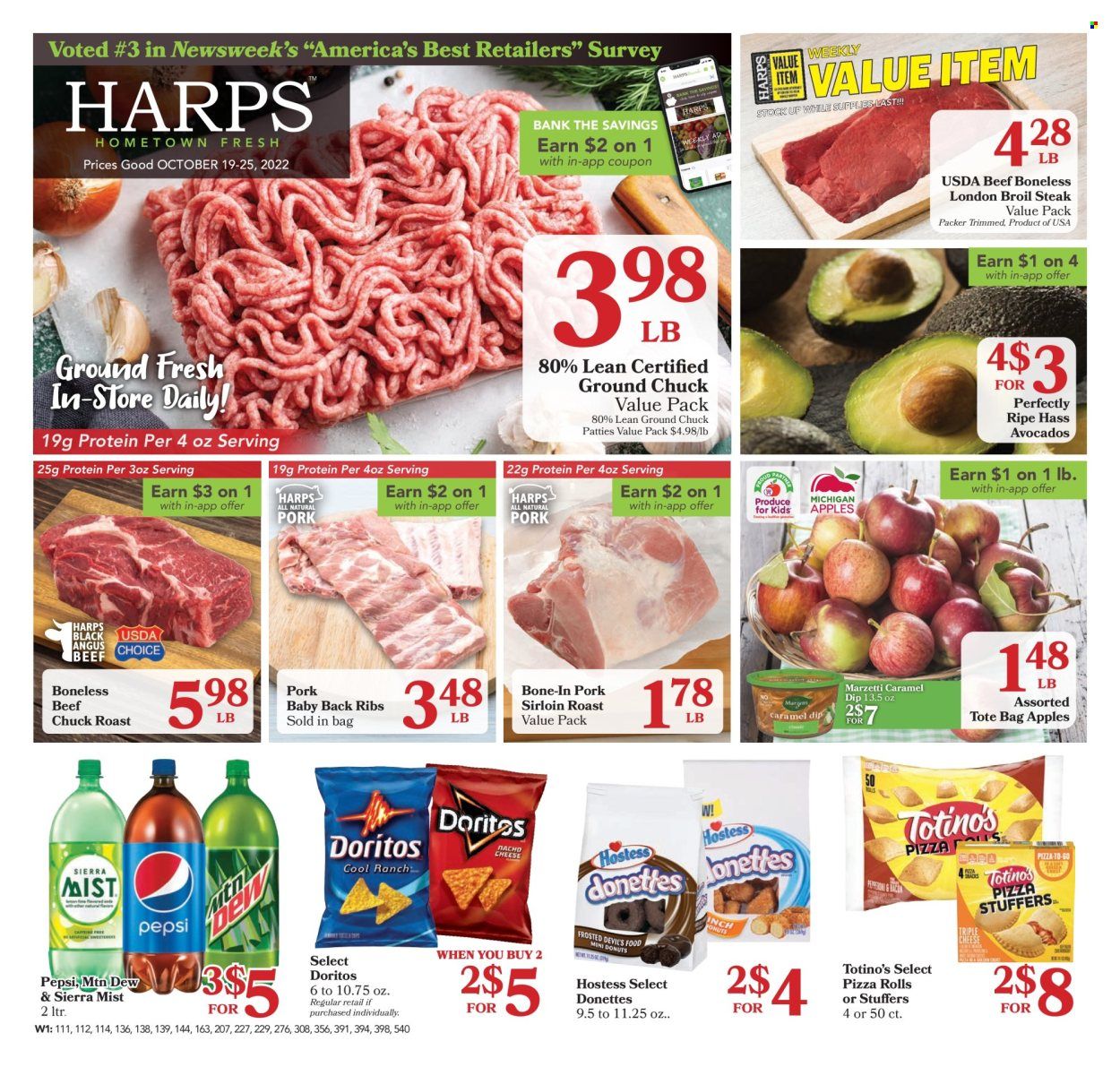 Harps Hometown Fresh (AR) Weekly Ad Flyer Specials October 19 to October 25, 2022