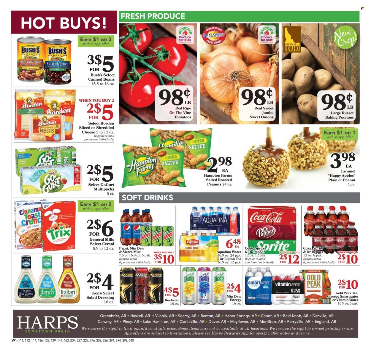 Harps Hometown Fresh (AR) Weekly Ad Flyer Specials October 19 to October 25, 2022
