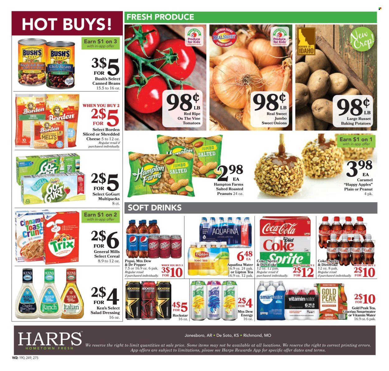 Harps Hometown Fresh (AR, KS, MO) Weekly Ad Flyer Specials October 19 to October 25, 2022