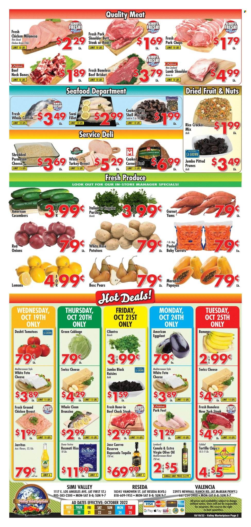 Valley Marketplace (CA) Weekly Ad Flyer Specials October 19 to October 25, 2022