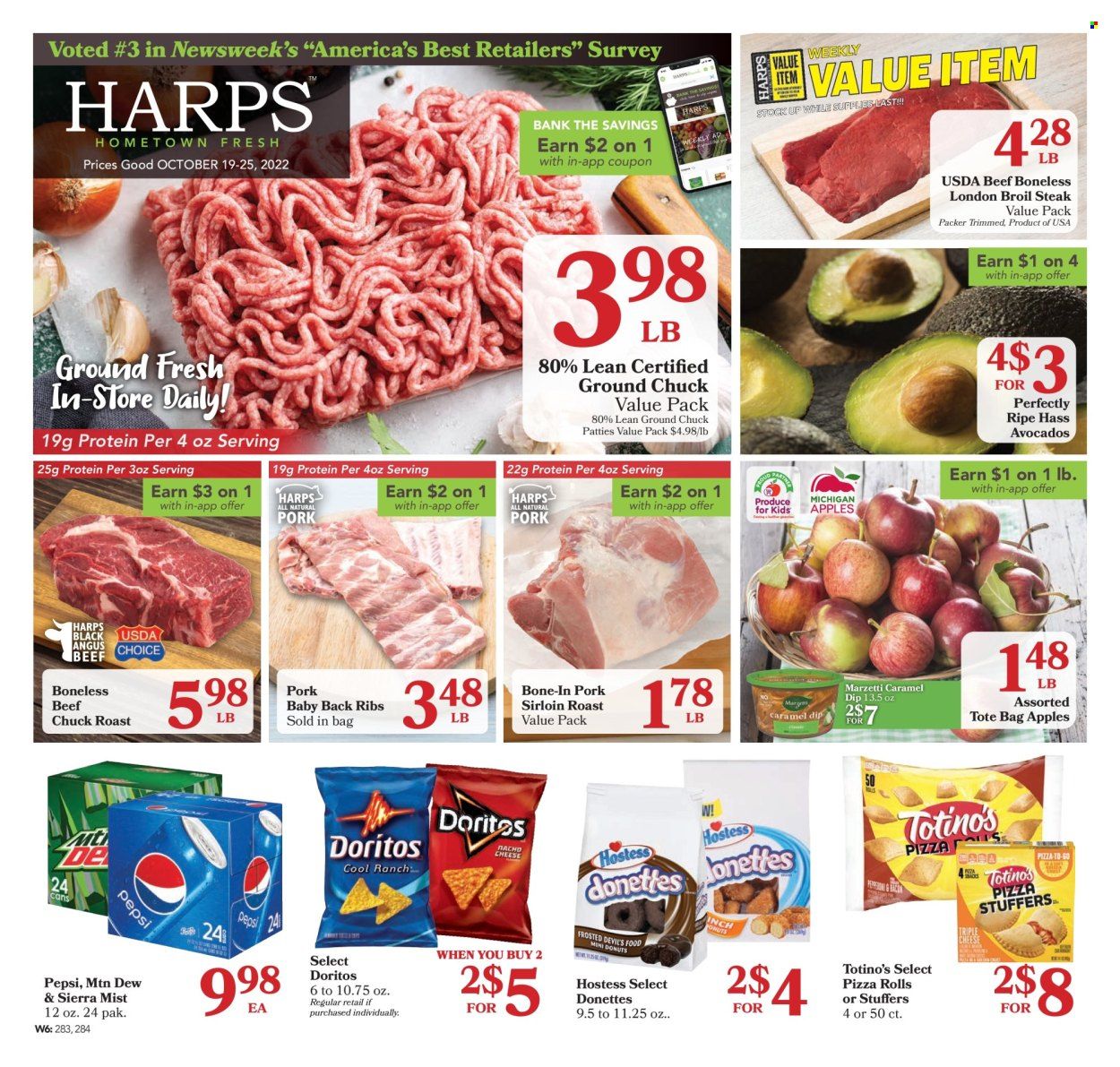 Harps Hometown Fresh (MO) Weekly Ad Flyer Specials October 19 to October 25, 2022
