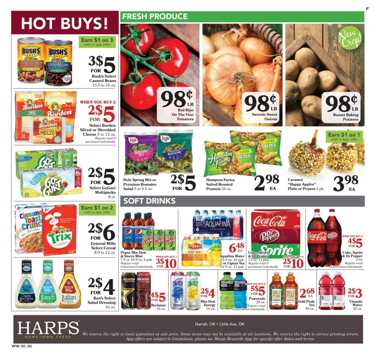 Harps Hometown Fresh (OK) Weekly Ad Flyer Specials October 19 to October 25, 2022
