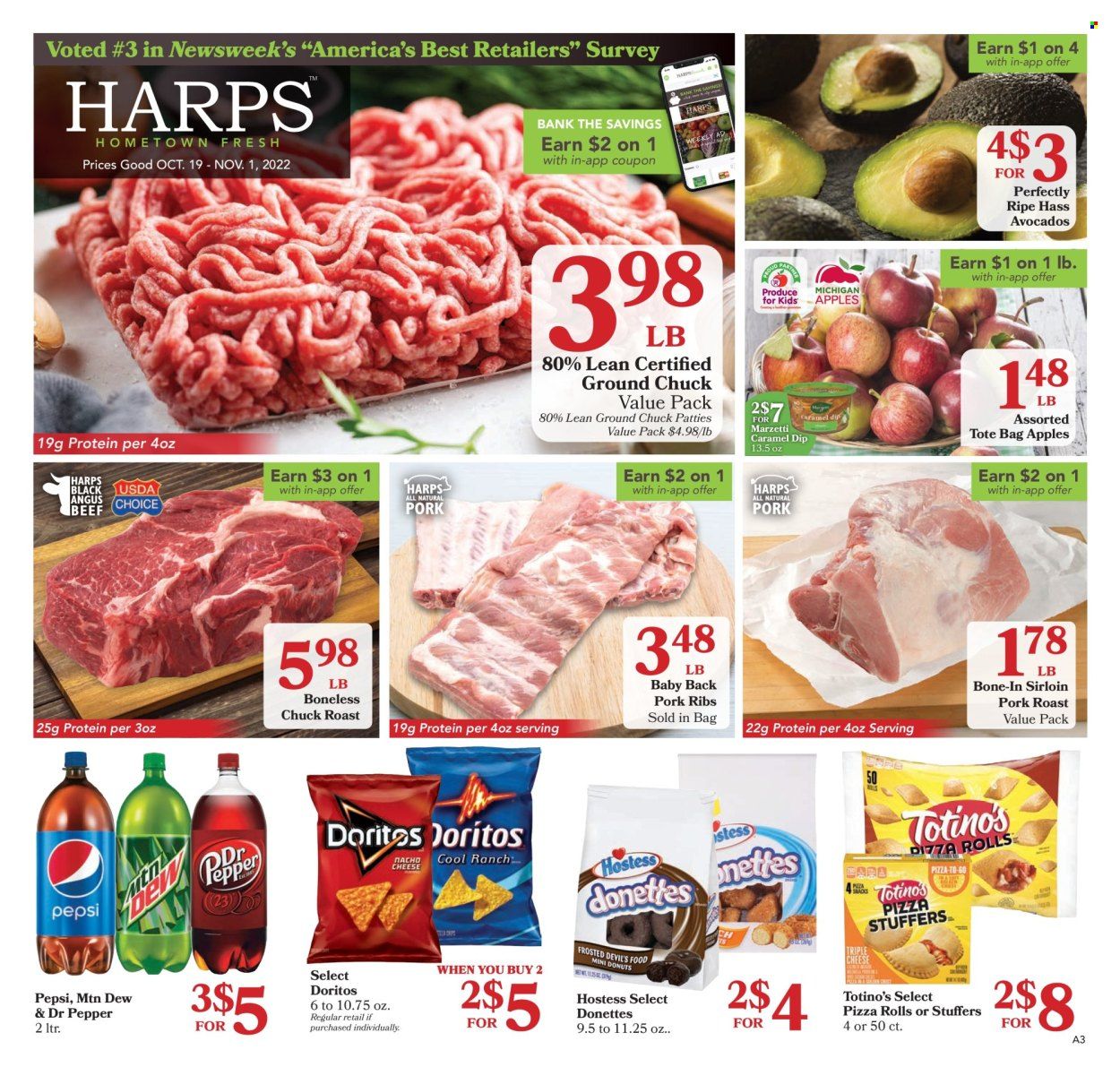 Harps Hometown Fresh (AR) Weekly Ad Flyer Specials October 19 to November 1, 2022