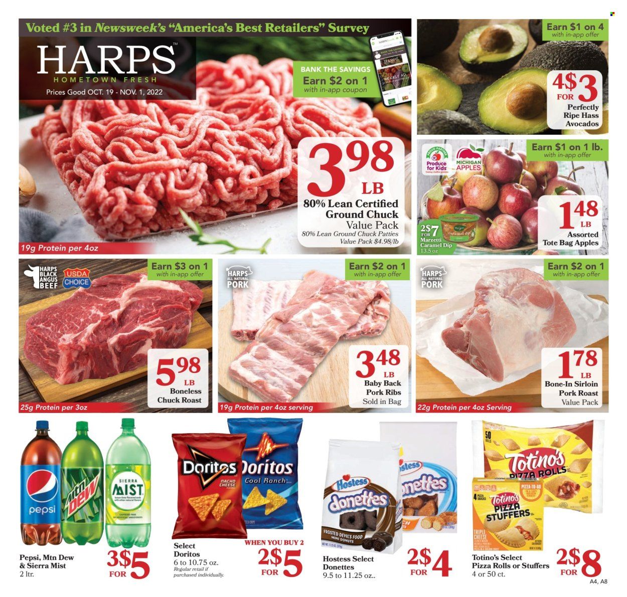 Harps Hometown Fresh (OK) Weekly Ad Flyer Specials October 19 to November 1, 2022