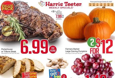 Harris Teeter Weekly Ad Flyer Specials October 19 to October 25, 2022