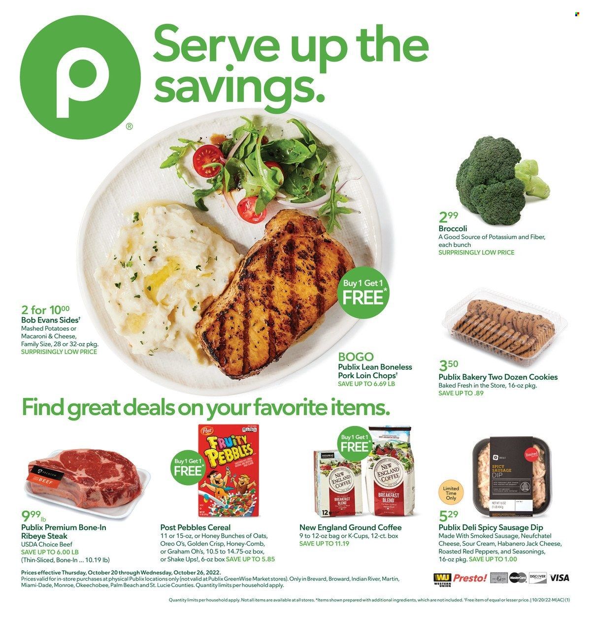 Publix (AL, FL, GA, NC, SC, TN) Weekly Ad Flyer Specials October 20 to October 26, 2022
